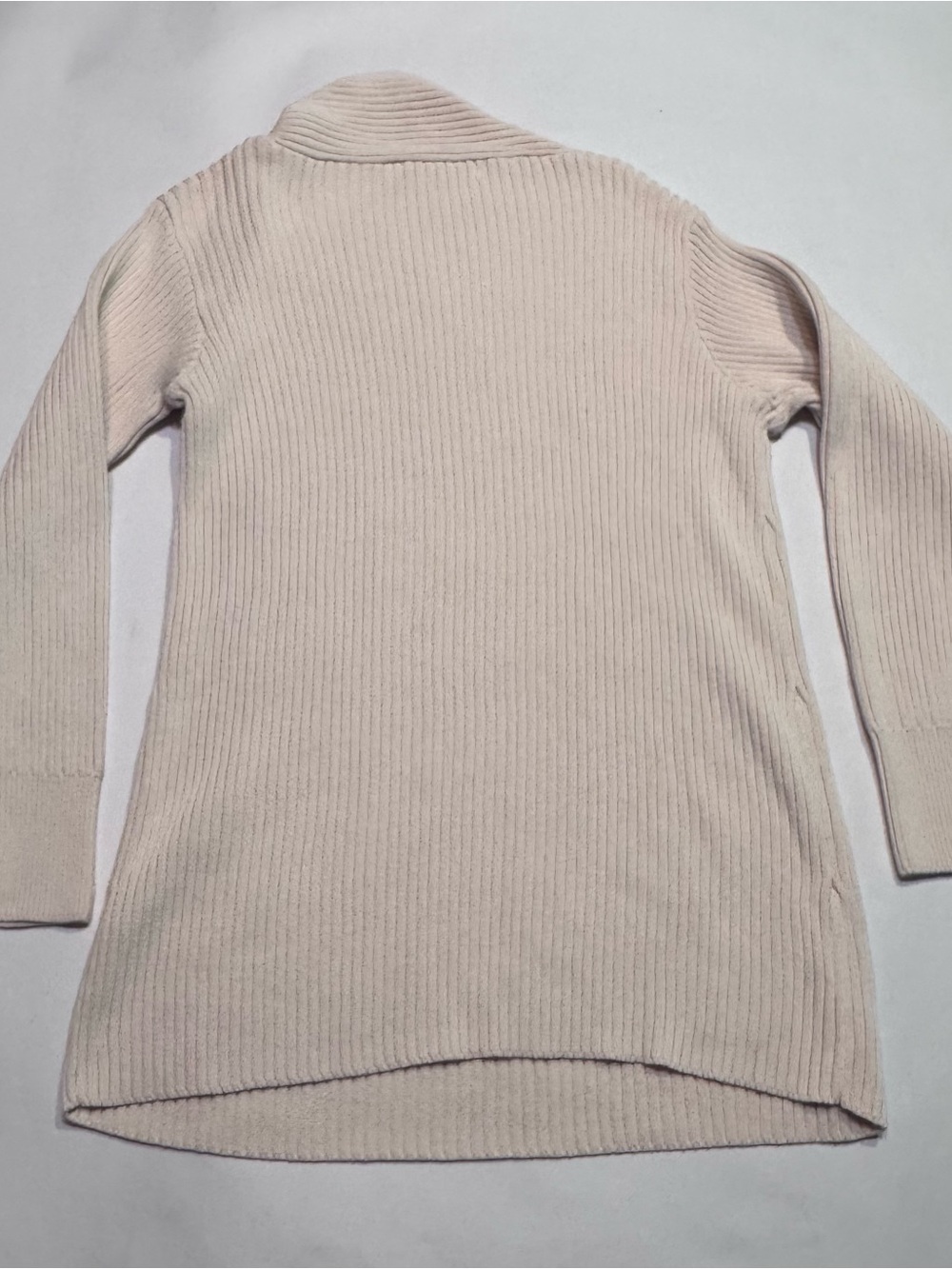 Free People Beach Alba Sweater Dress Tunic Power Sand Cream Ribbed Small - Picture 3 of 7
